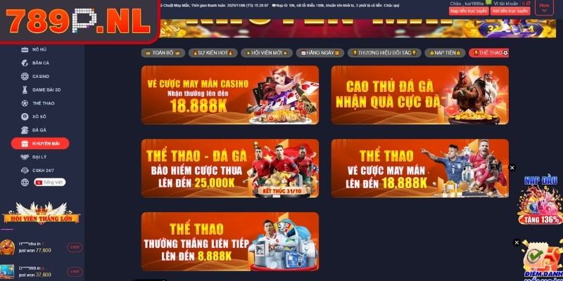 Khuyến Mãi 789P – Tổng Hợp Ưu Đãi Hấp Dẫn Tại Nhà Cái 2 Bảo hiểm cược và hoàn trả siêu tốc